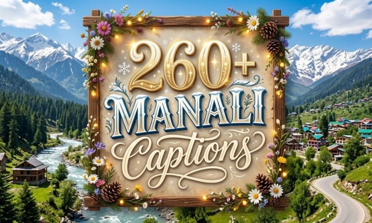 Manali Captions