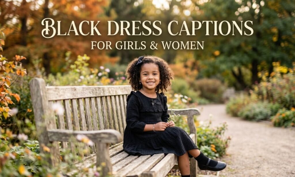 black-dress-captions-for-girls-and-women