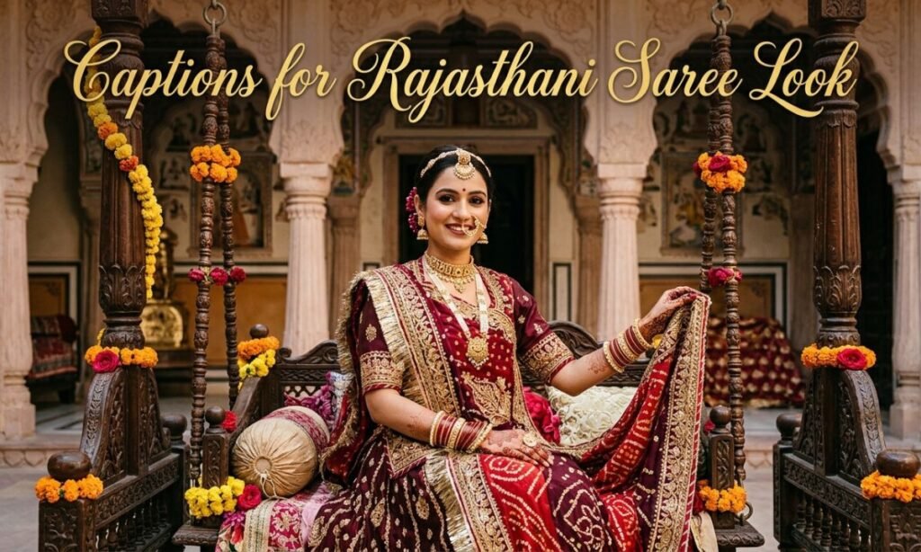captions-for-rajasthani-saree-look