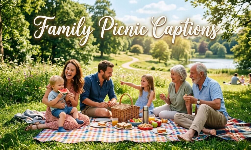 family-picnic-captions