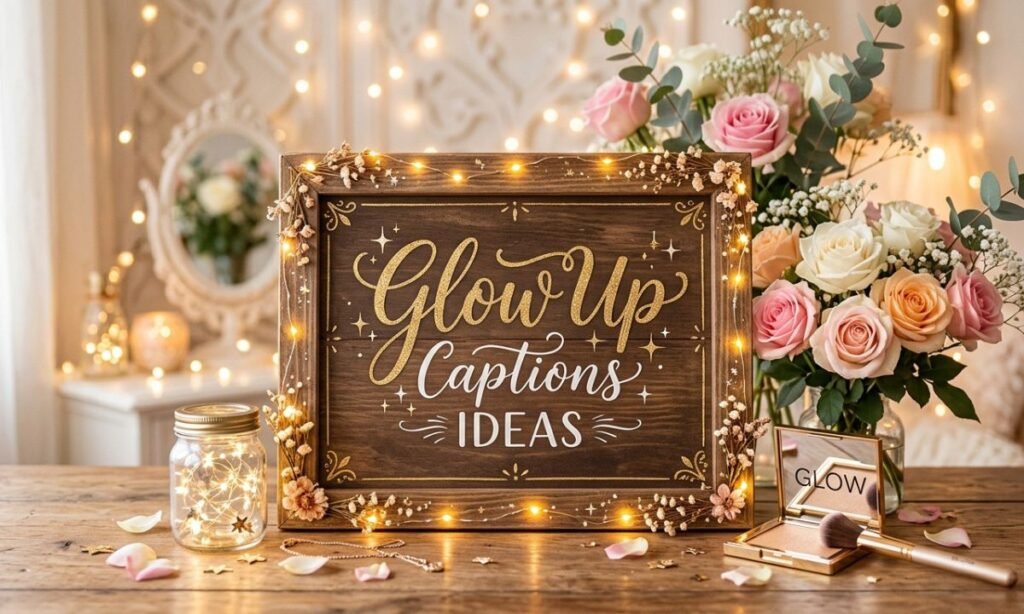 glow-up-captions-ideas