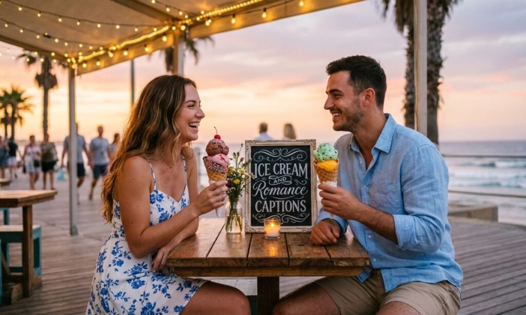 ice-cream-and-romance-captions