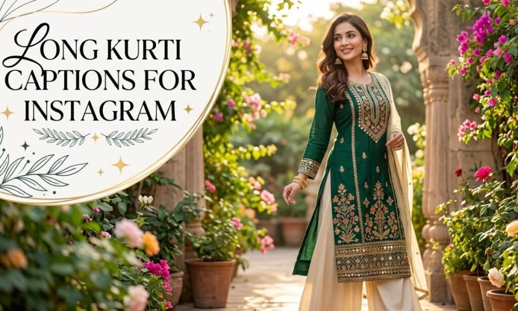 long-kurti-captions-for-instagram