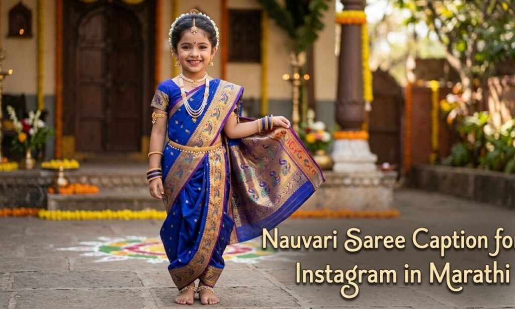 nauvari-saree-caption-for-instagram-in-marathi