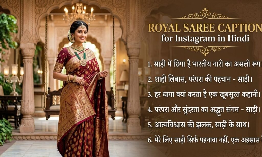 royal-saree-caption-for-instagram-in-hindi
