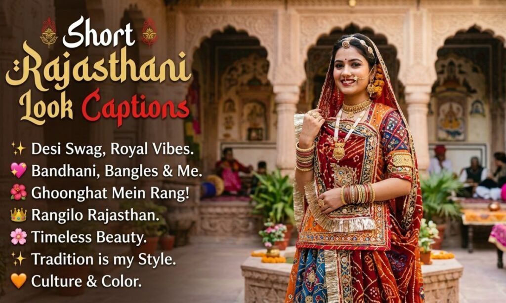 short-rajasthani-look-captions