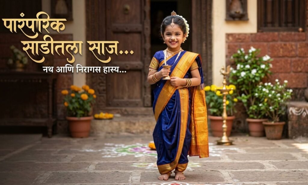 traditional-saree-caption-in-marathi