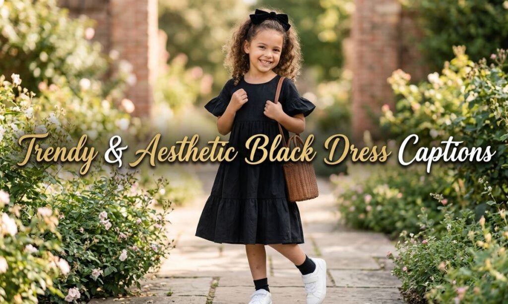 trendy-and-aesthetic-black-dress-captions