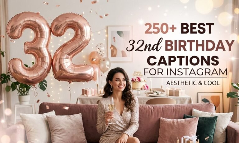 250-best-32nd-birthday-captions-for-instagram-aesthetic-and-cool