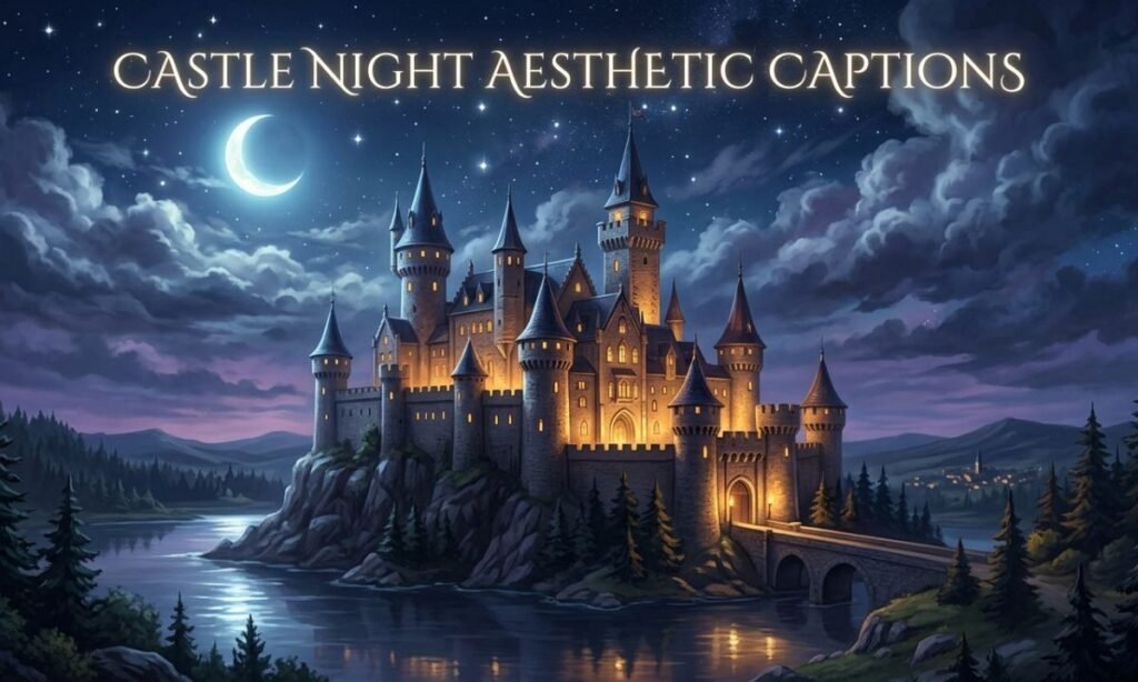 castle-night-aesthetic-captions